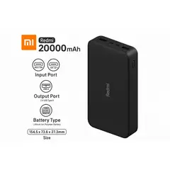 XIAOMI - Batería Externa Power Bank 10000 Mah 22.5w
