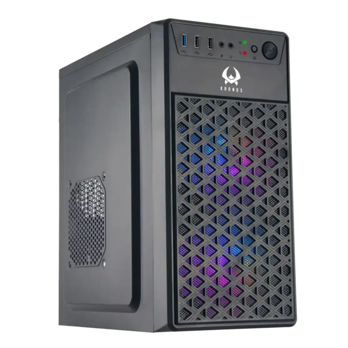 KRONOS - Gabinete Kronos Falcon Micro-ATX USB 30 USB20 x2 negro