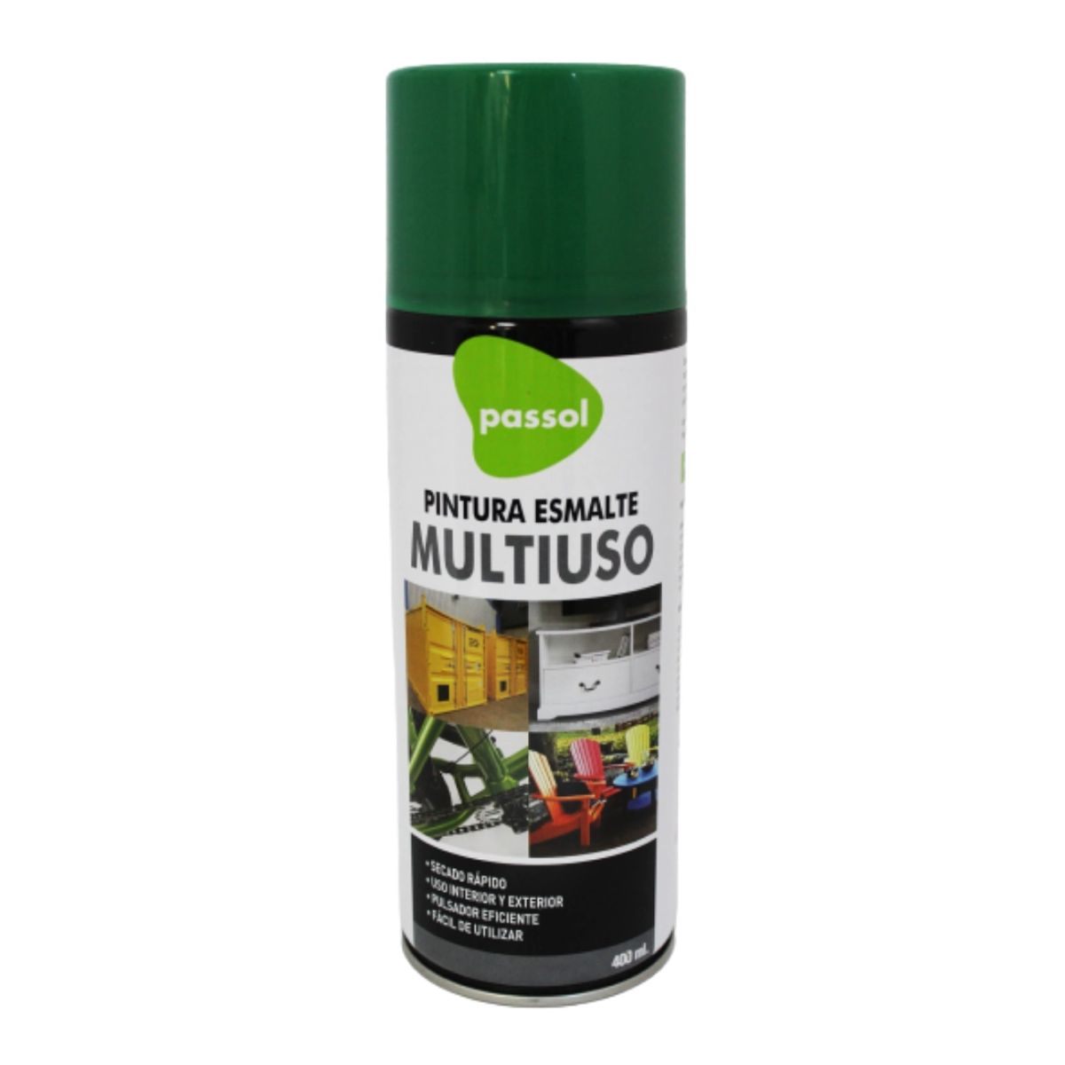 PASSOL - PINTURA SPRAY MULTIUSO  VERDE  PASSOL