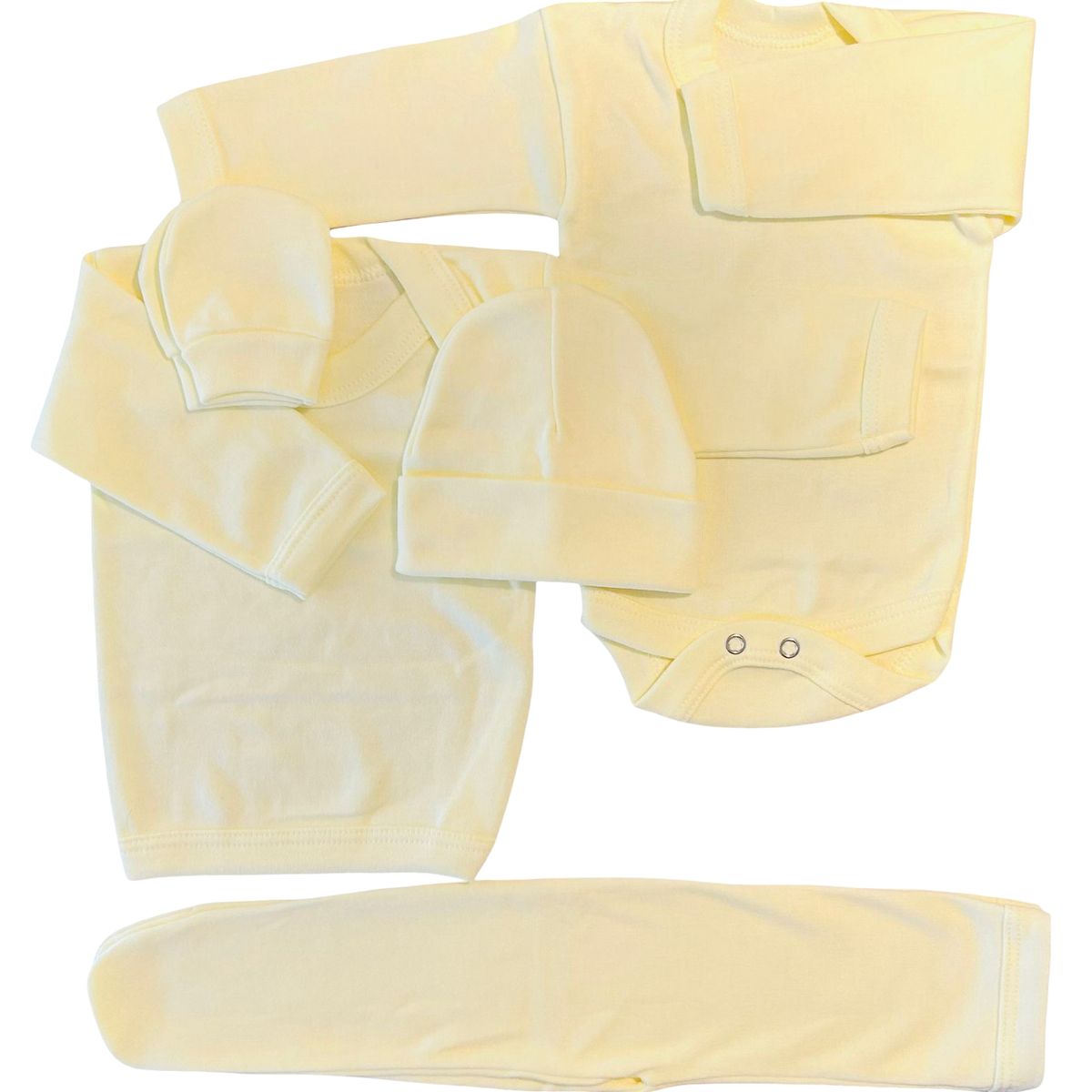 BABY - Triple Ajuar 0 a 3 Meses - 15 Piezas - 3 colores - Algodón para Bebé
