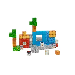 BANDU - Juego Bloques Magnéticos 89pcs MineBlocks Aventura Bandú