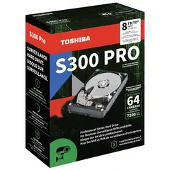 TOSHIBA - S300 Pro 8TB - Disco Duro Interno Videovigilancia
