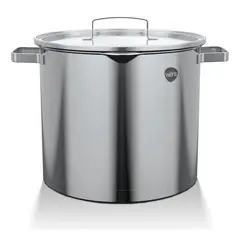 WENS - Olla Acero Inoxidable Grande Cacerola Alta 24cm