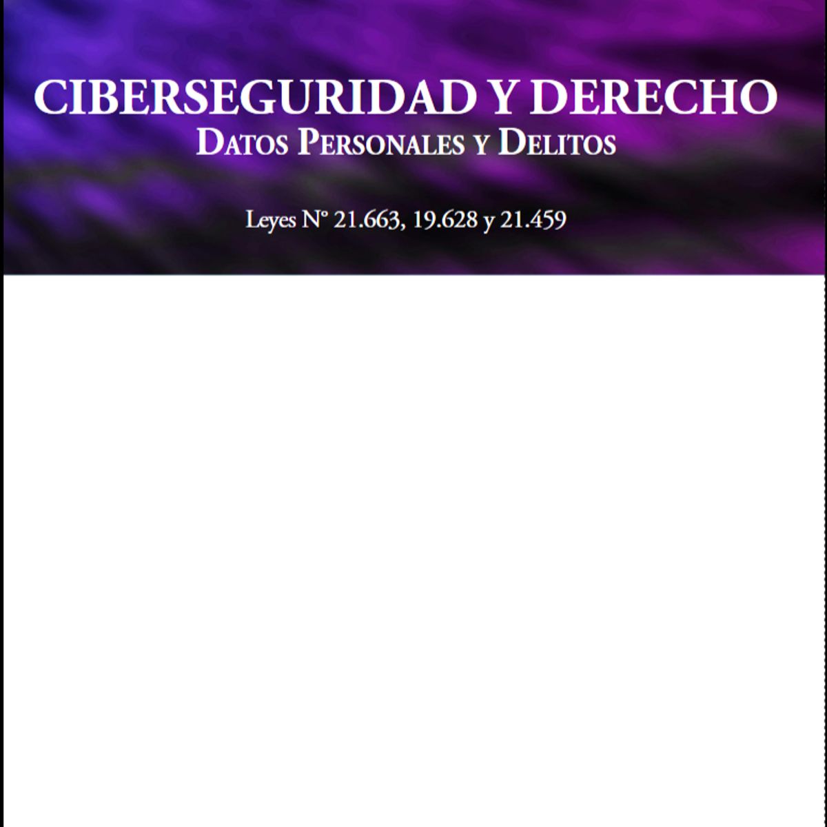 EDITORIAL HAMMURABI - CIBERSEGURIDAD Y DERECHO Datos Personales y Delitos