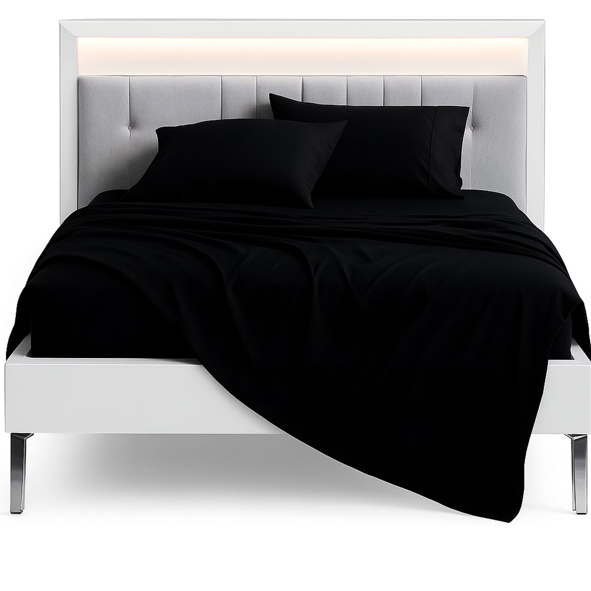 ARMONIA - Sábana Plaza y Media Plazas 800 Hilos Liso Morado v3