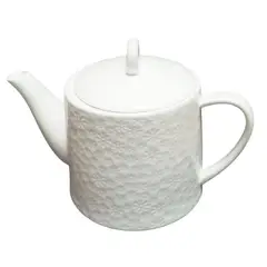 BRIC - Tetera De Porcelana Blanca Ideal Para Té O Infusiones