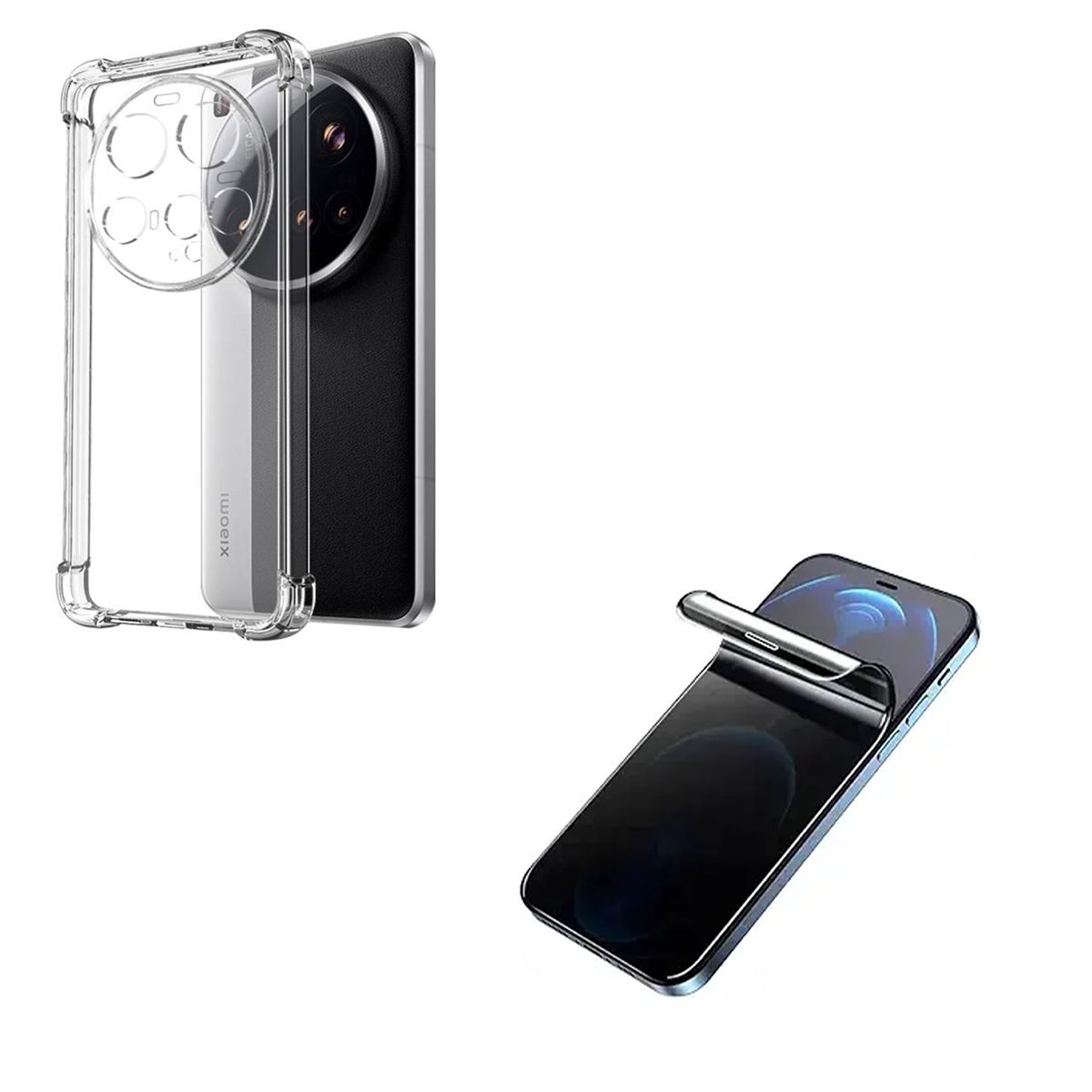 JOIGO - Carcasa Transparente Mica Antiespia Para Xiaomi 15 Ultra