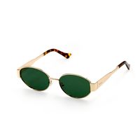 Lentes De Sol Charlotte Gold Metal Acetato