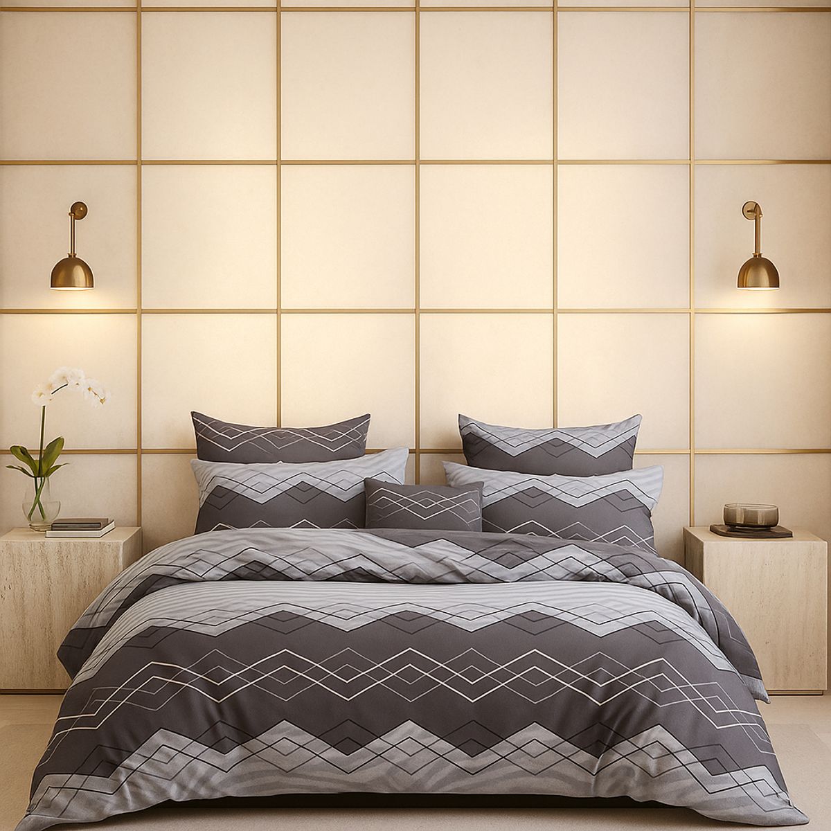 ARMONIA - Sábana 2½ Plazas 800 Hilos Diseño Americano 835