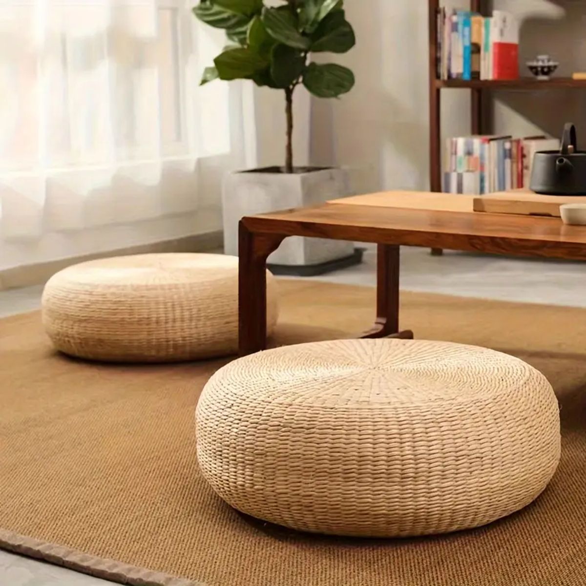 REGALITOLINDO CL - Cojin Tatami Yoga Meditacion 40x17 cm Firme Alto