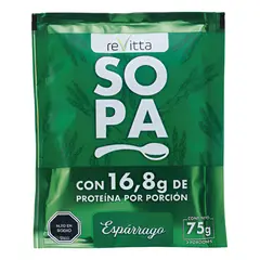 REVITTA WELLNESS - Pack 7 Sopas + Proteína 75 Grs (whey O Vegana) 2 Servicios