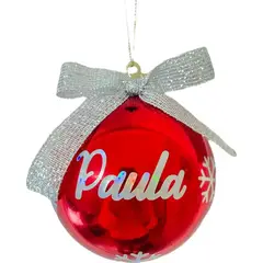 GENERICO - Bambalinas Personalizadas Esferas Navideñas Navidad Adorno