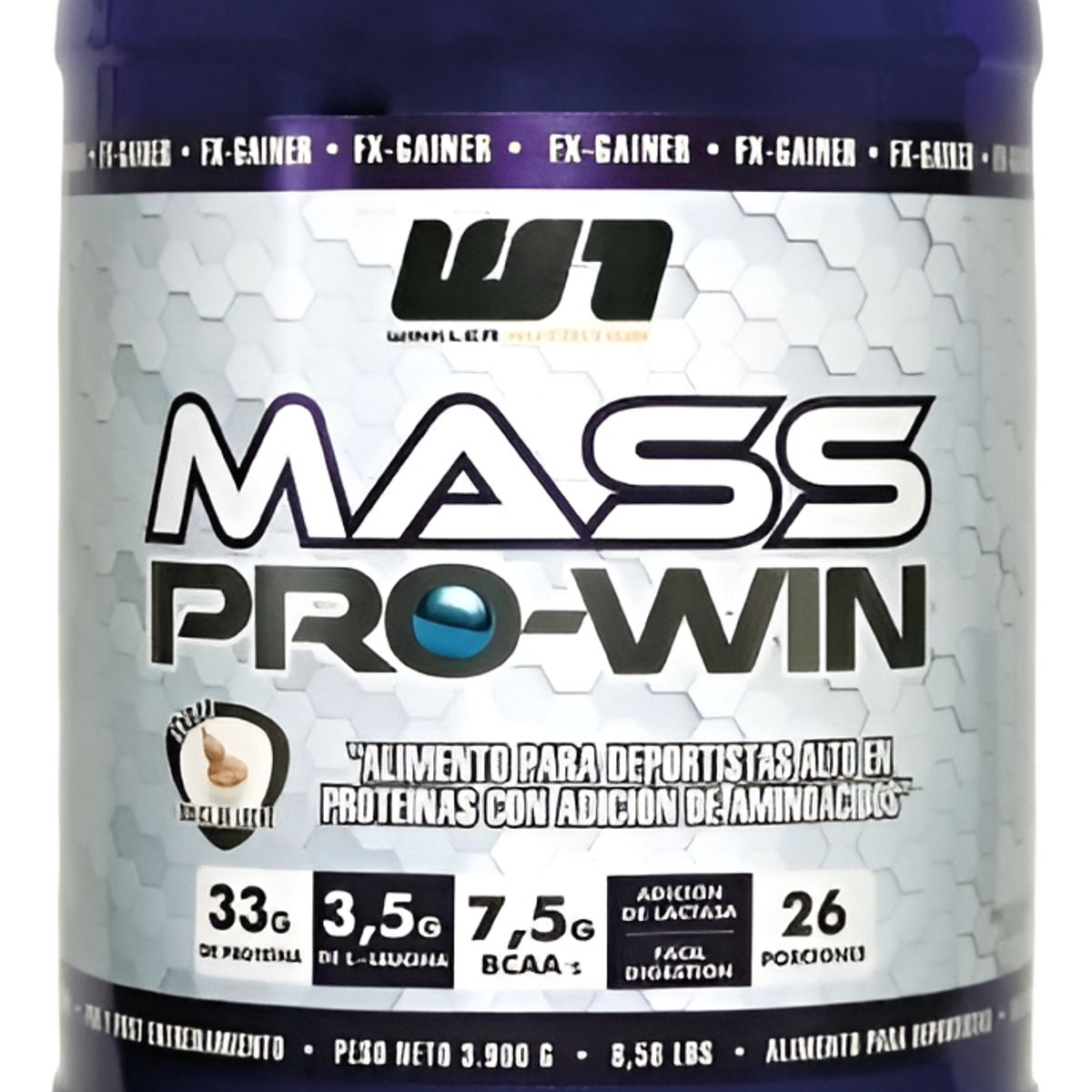 WINKLER NUTRITION - Ganador De Peso Mass Pro Win 3,9 Kgs. Winkler Nutrition