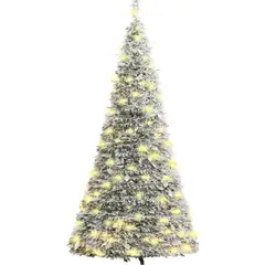 GENERICO - Árbol De Pascua 180 Pino De Navidad Plegable Nevado