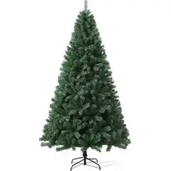 GENERICO - Arbol De Navidad Frondoso Desarmable 210cm Base Metalica