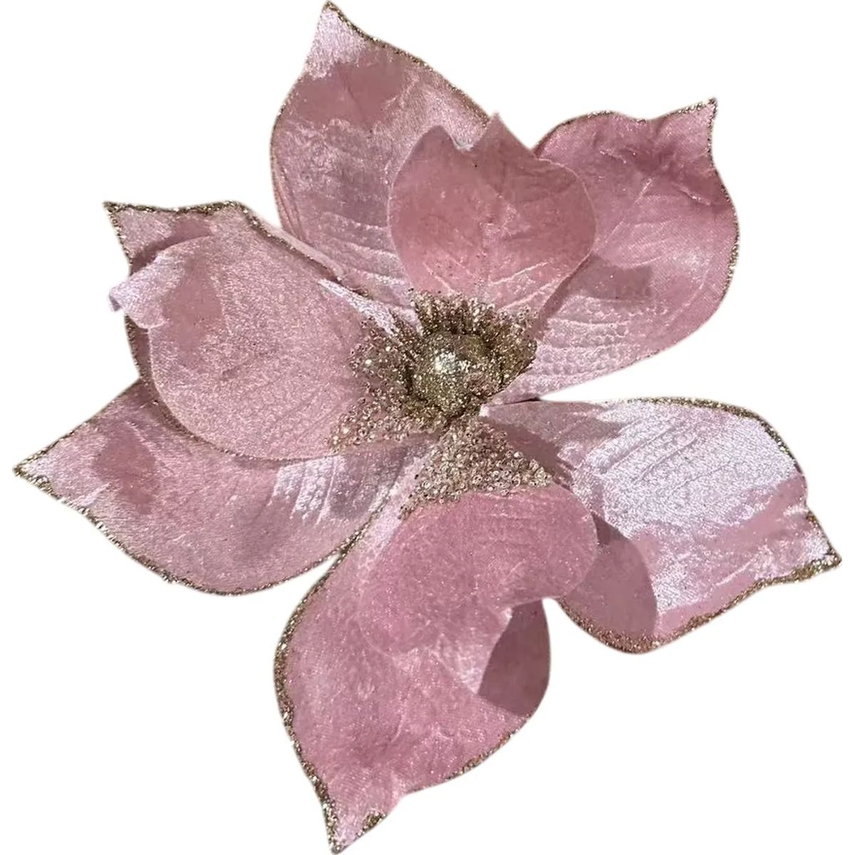 GENERICO - Pack 3 Flores Navideña Adorno De Navidad Decoración Árbol