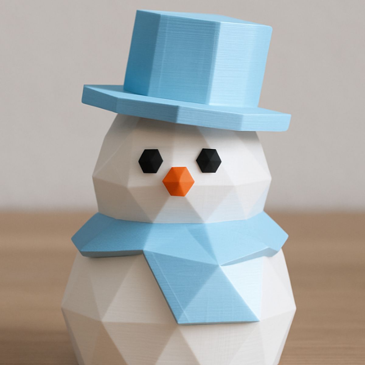 GENERICO - Adorno Navideño- Muñeco de Nieve Geométrico