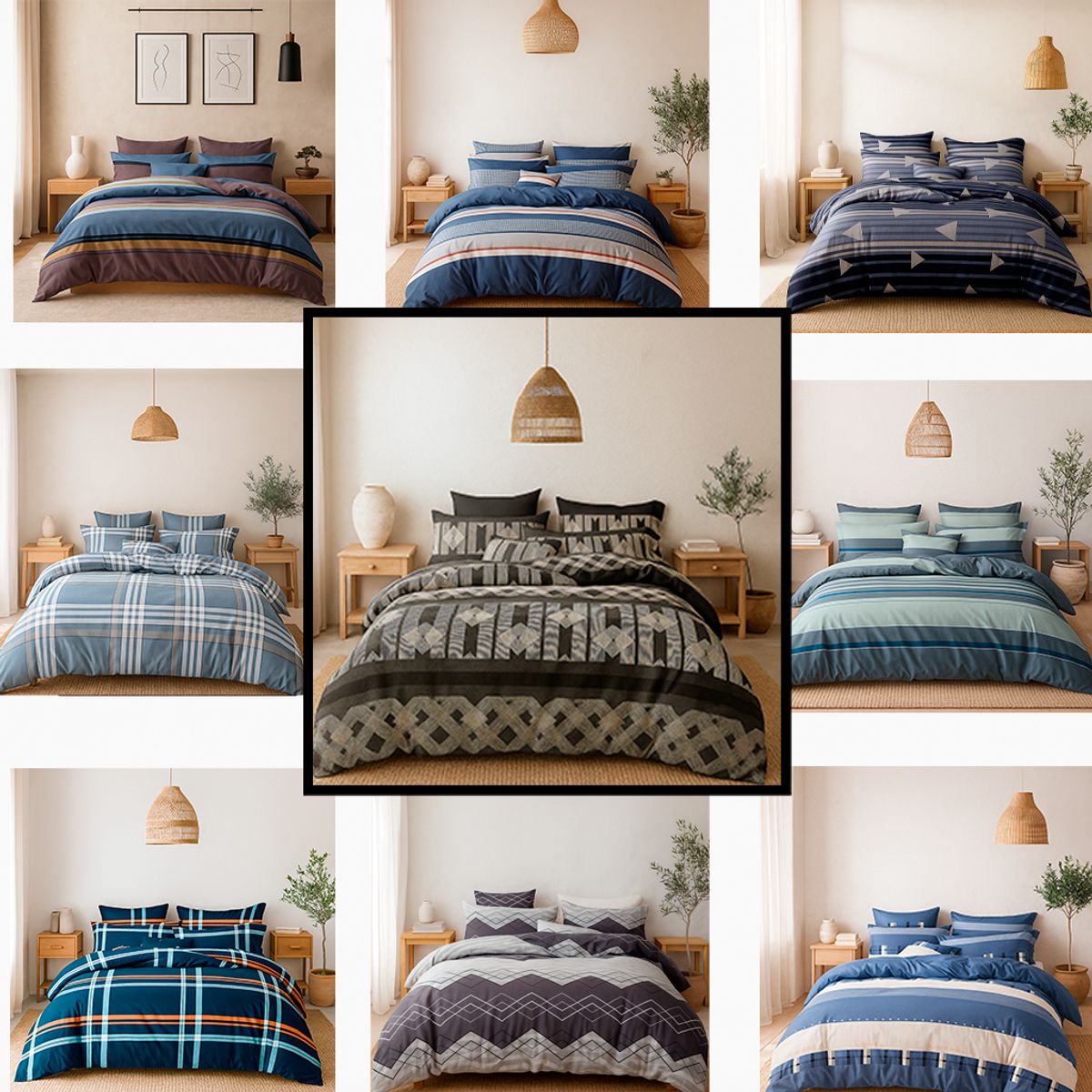 ARMONIA - Sábana 2 Plazas 800 Hilos Diseño Americano 835E 7EF