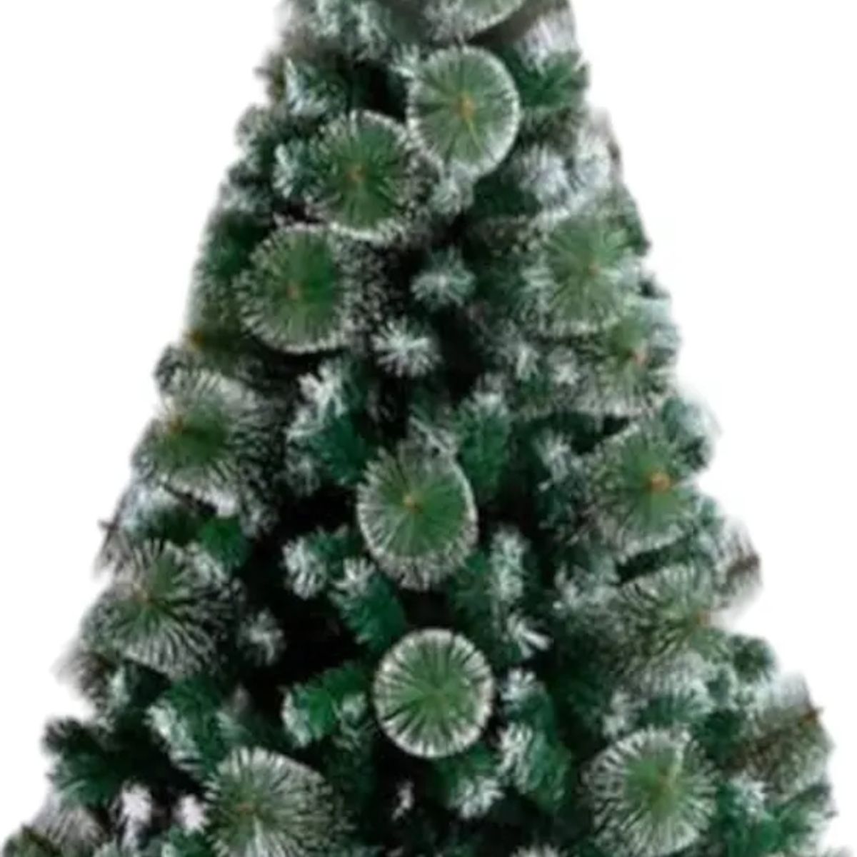 GENERICO - Árbol De Navidad Puntas Blancas Pino Verde 210 Cm