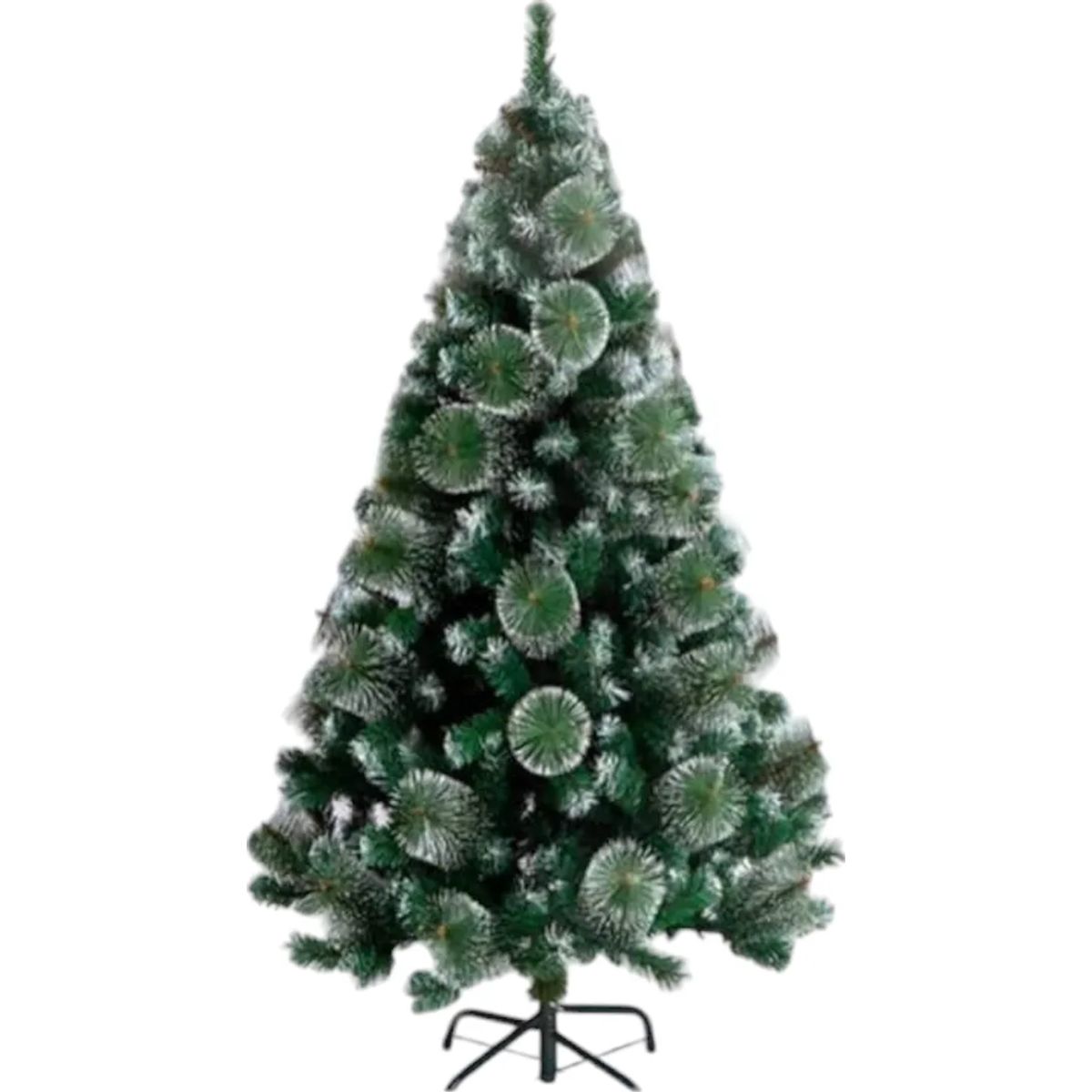 GENERICO - Árbol De Navidad Puntas Blancas Pino Verde 210 Cm
