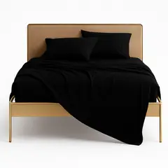 ARMONIA - Sábana 1½ Plazas 800 Hilos Liso Amarillo v14 7EF