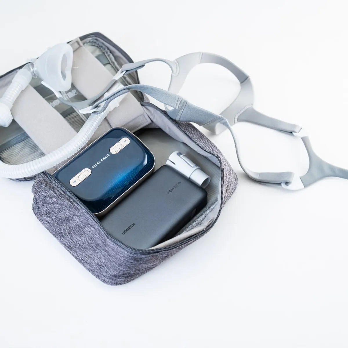 GENERICO - Equipo CPAP para Apnea del Sueño Snore Circle Azul YA50 Sanoplus