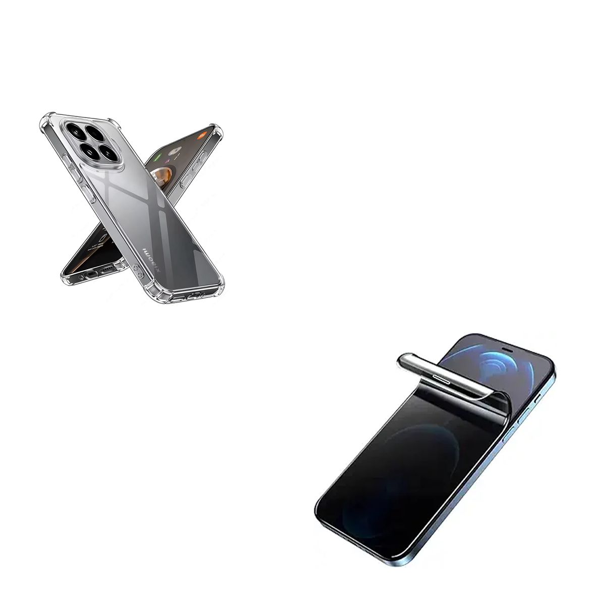 JOIGO - Carcasa Transparente Mica Antiespia Para Xiaomi 15 Pro