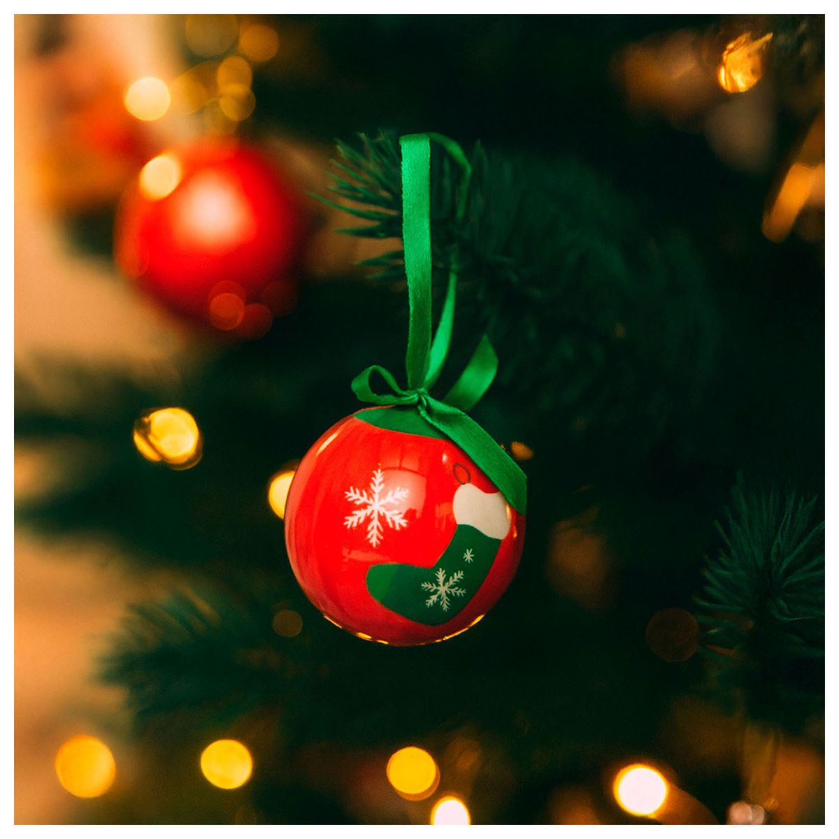 INSPIRACCI - Set 6 Esferas Navidad Multicolor