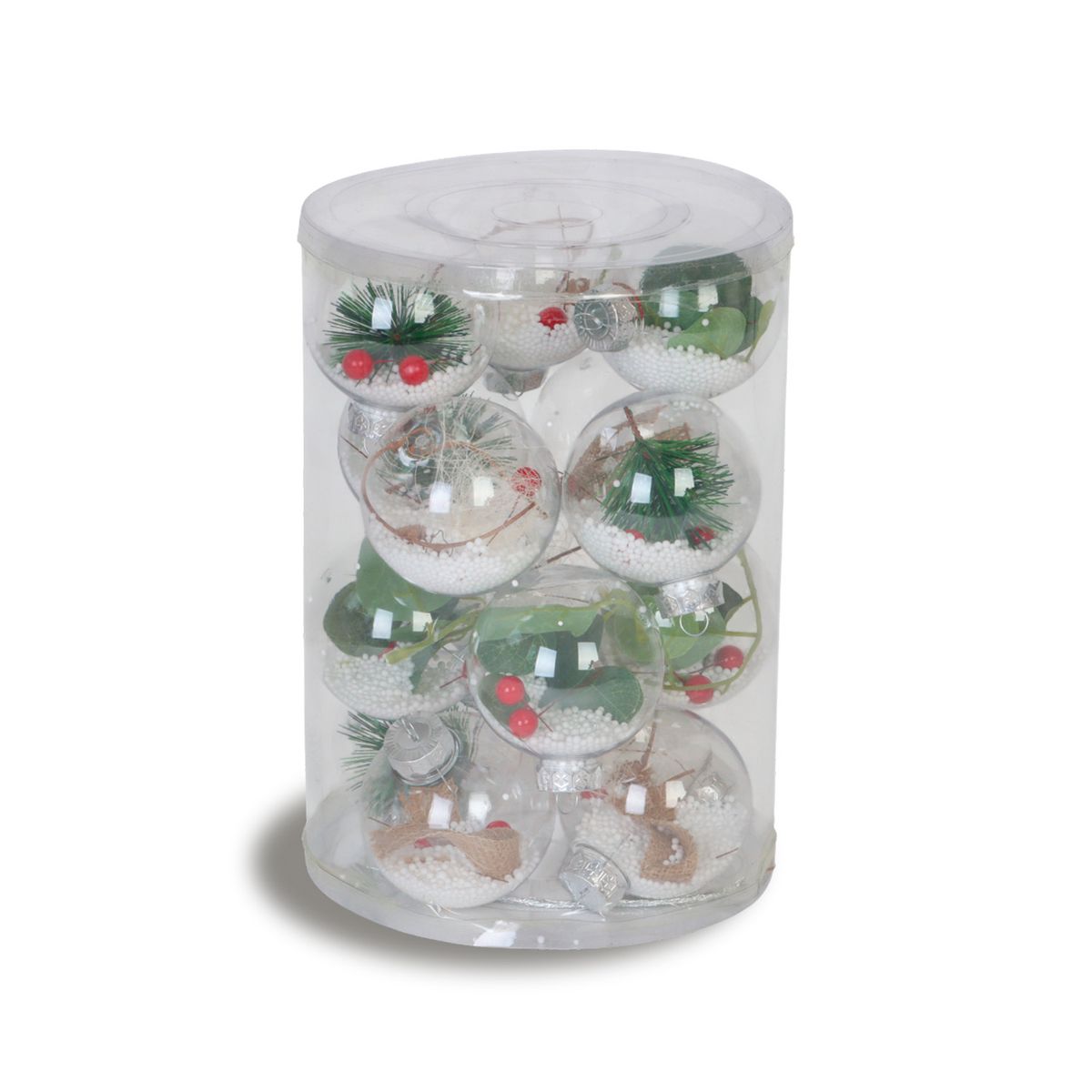 INSPIRACCI - Set 16 Esferas Navidad Multicolor