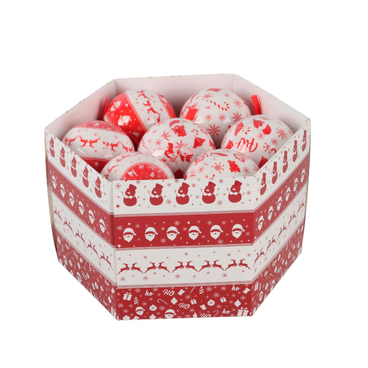 INSPIRACCI - Set 14 Esferas Navidad Multicolor 8 cm