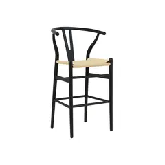 HABITA2 CHILE - Taburete Wish de Madera Natural – 65 cm