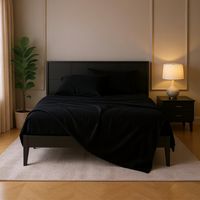 Juego de Sábana 2½ King 800 Hilos Liso Rojo v2