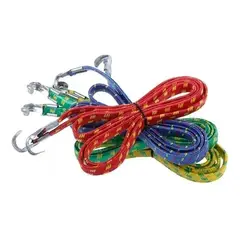 GENERICO - Set 2 Cuerdas Elasticas 2 Metros Eslinga Amarre Pulpo