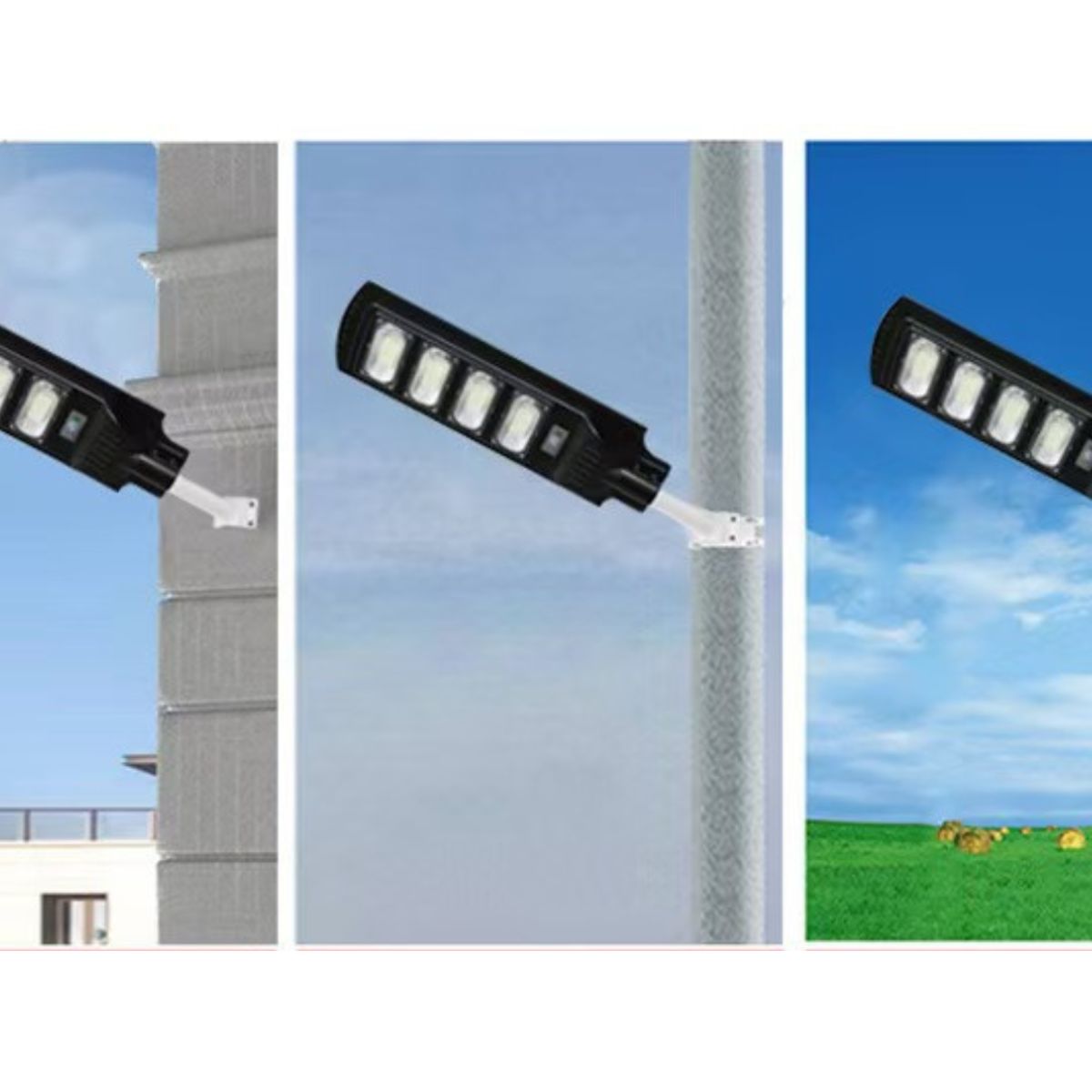 GENERICO - Foco Solar Sensor Y Control Batería Litio Integrada De 1000w
