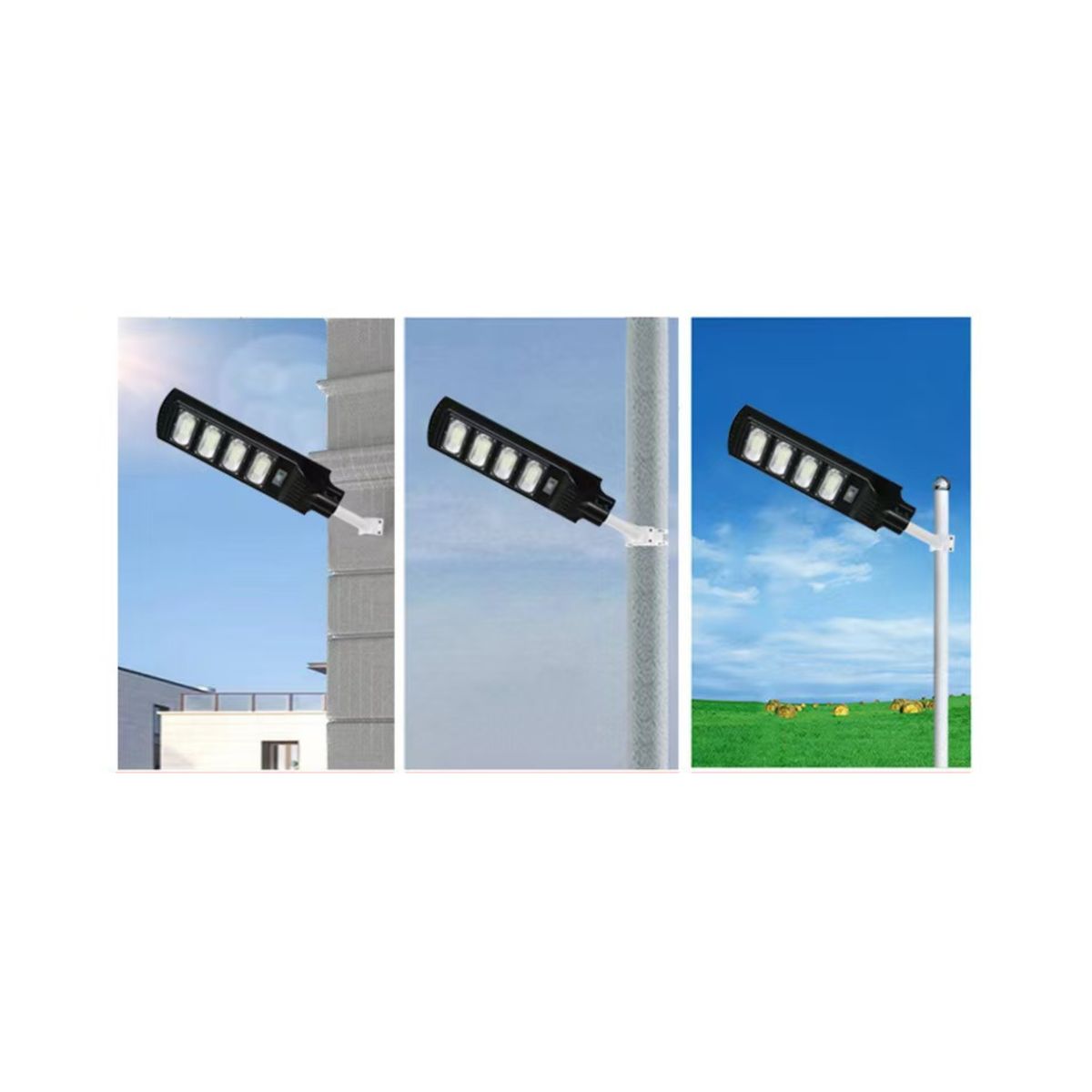GENERICO - Foco Solar Sensor Y Control Batería Litio Integrada De 1000w