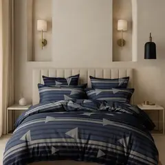 ARMONIA - Sábana 2 Plazas 800 Hilos Diseño Americano 831E