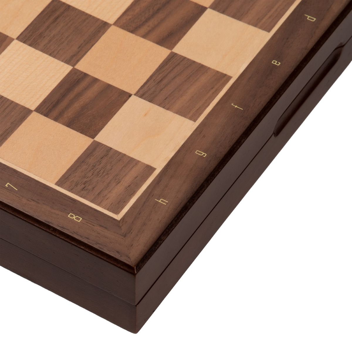 NACION AJEDREZ - Tablero De Ajedrez Madera 33x33cm Magnético  Nación Ajedrez Nogal