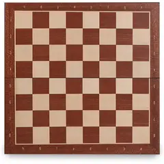 NACION AJEDREZ - Tablero De Ajedrez Madera 33x33cm Magnético Nación Ajedrez Caoba