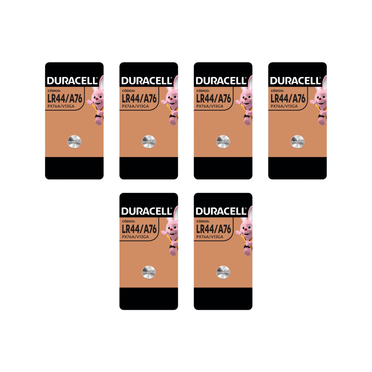 DURACELL - Pila Duracell 76lr44 6 Pilas Dura Más