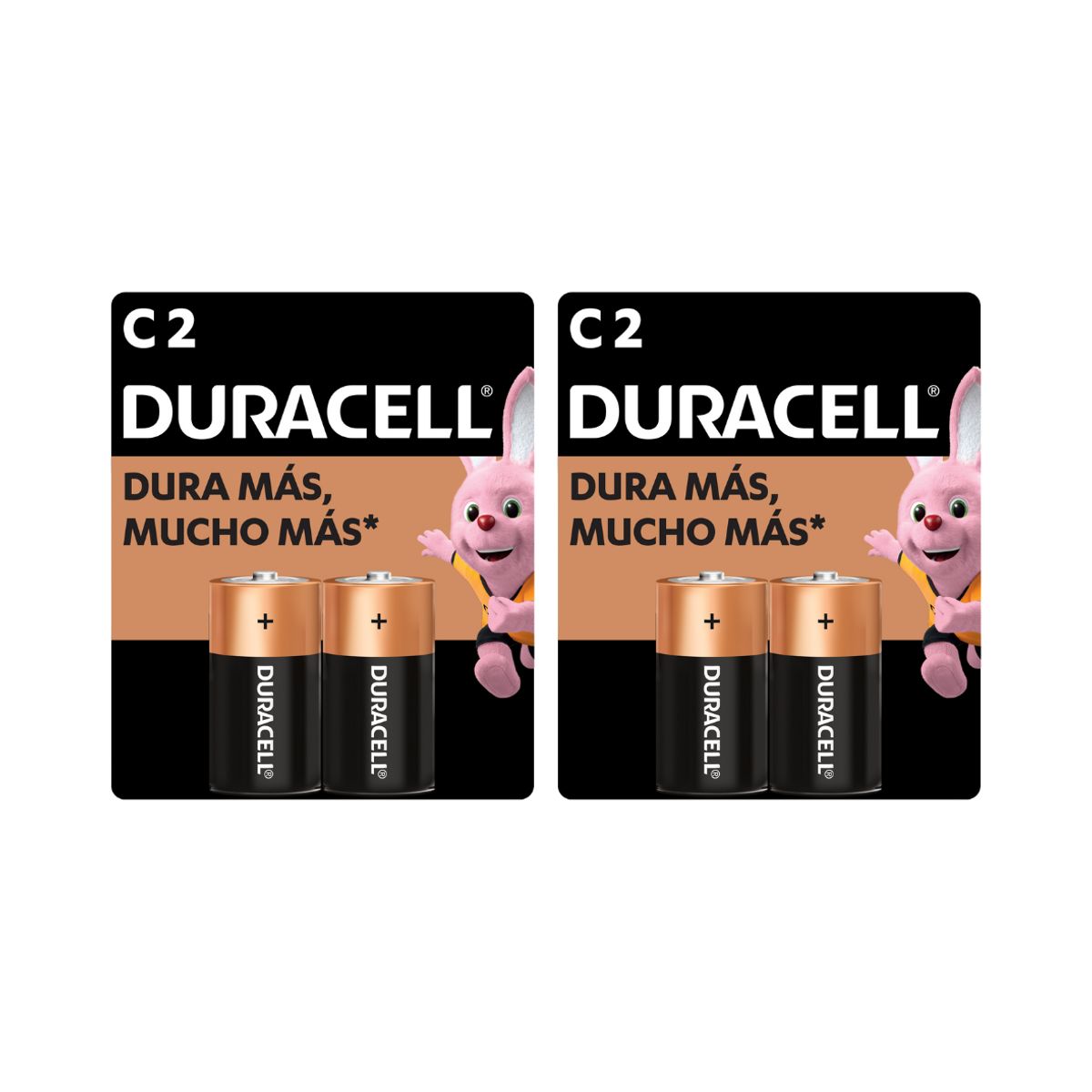 DURACELL - Pila Duracell Tipo C 4 Pilas Batería Mediana Dura Más