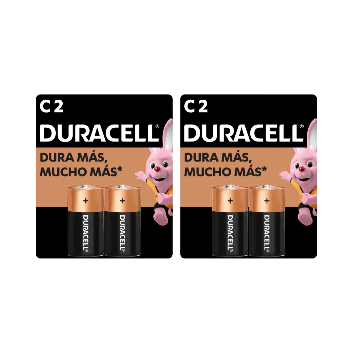 DURACELL - Pila Duracell Tipo C 4 Pilas Batería Mediana Dura Más