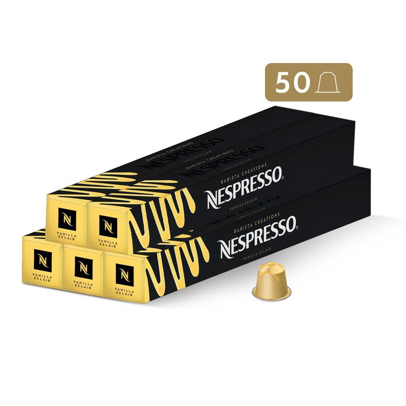 NESPRESSO - Cápsulas de Café Vanilla Éclair - 50 unidades