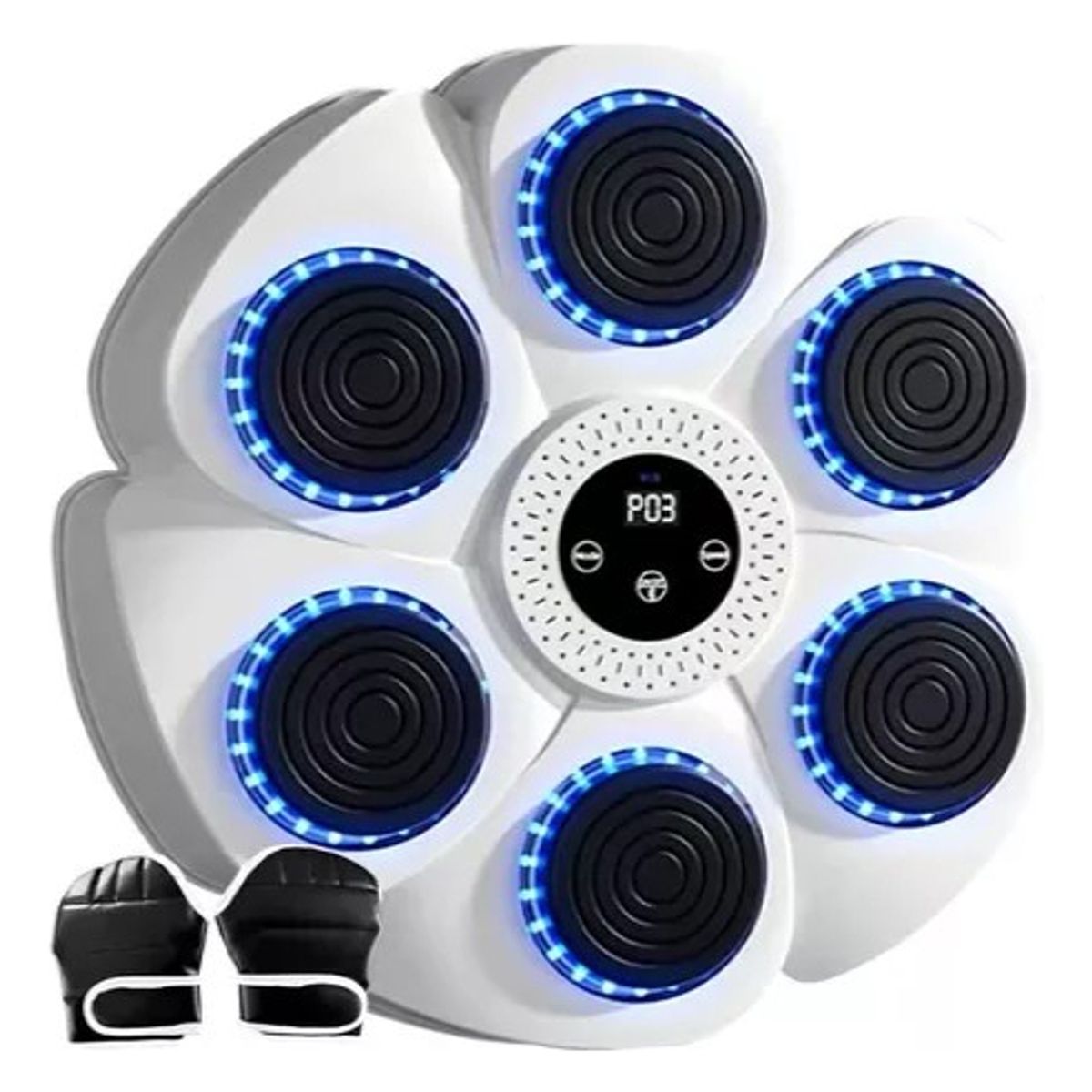 GENERICO - Maquina De Boxeo Musical Bluetooth Guante Para Adulto Y Niño