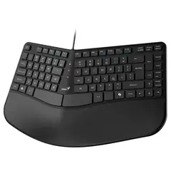GENIUS - Teclado Ergonómico con apoya Muñecas Enterprise Copilot AI