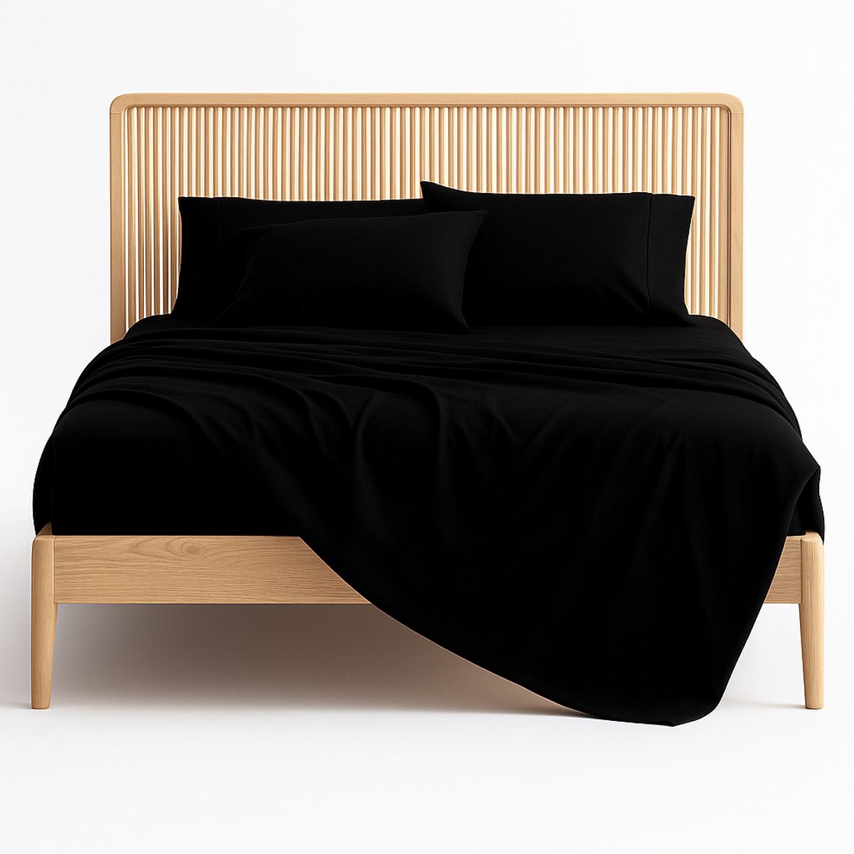 ARMONIA - Sábana 1½  Plazas 800 Hilos Liso Rojo v11 7EF