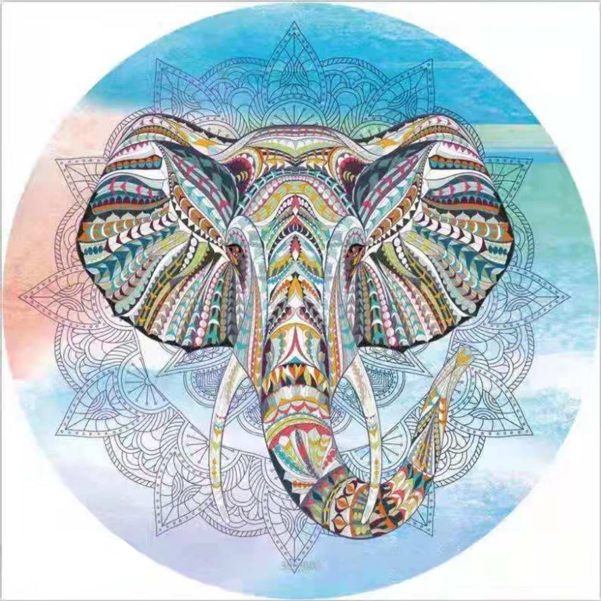 GENERICO - TOALLAS REDONDAS DE VERANO CON HERMOSOS DISEÑOS