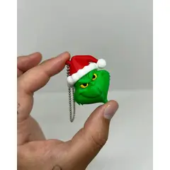 GENERICO - Decoración - Llavero Mini Grinch Navideño