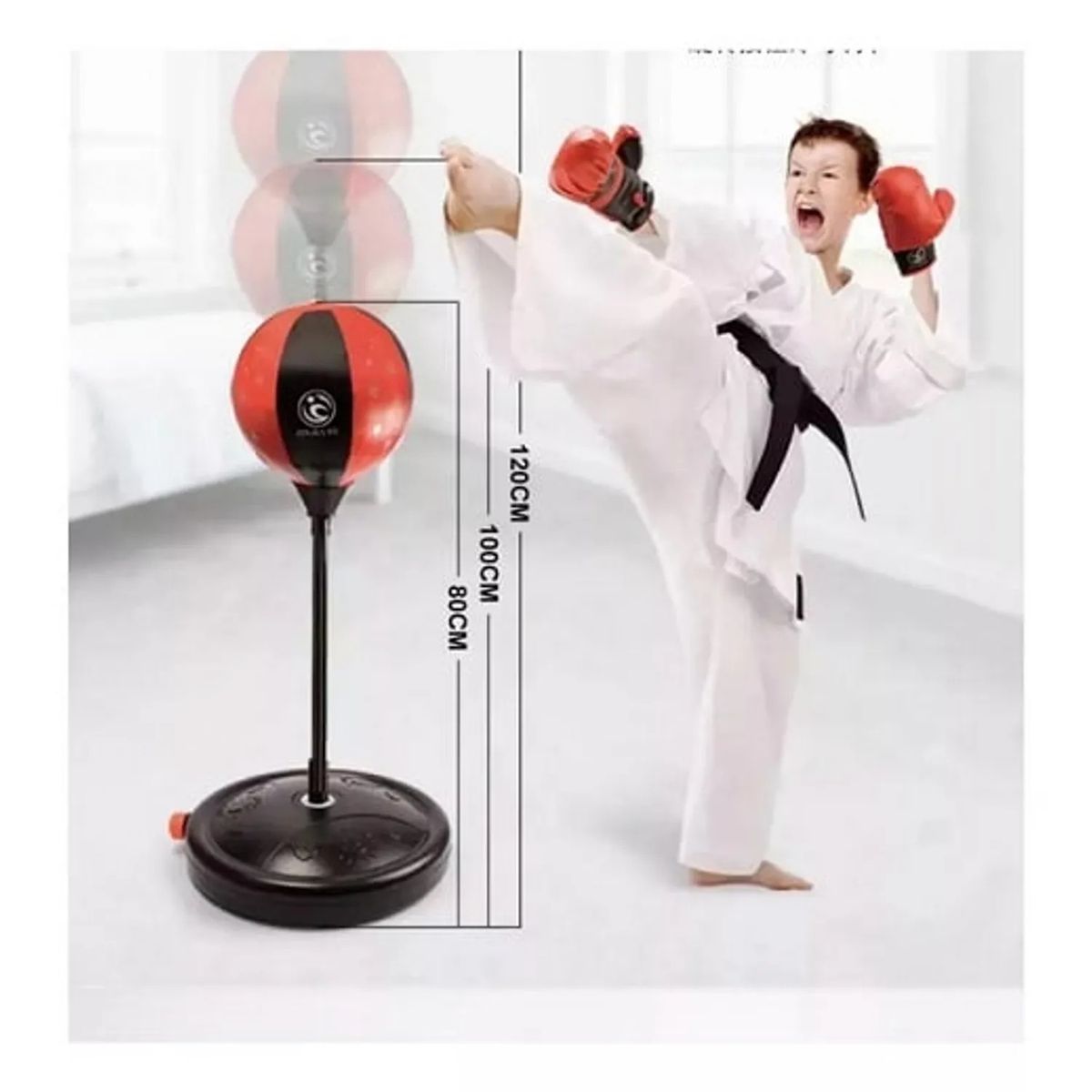 GENERICO - Kit Boxeo Guantes Deporte Para Niños Portatil