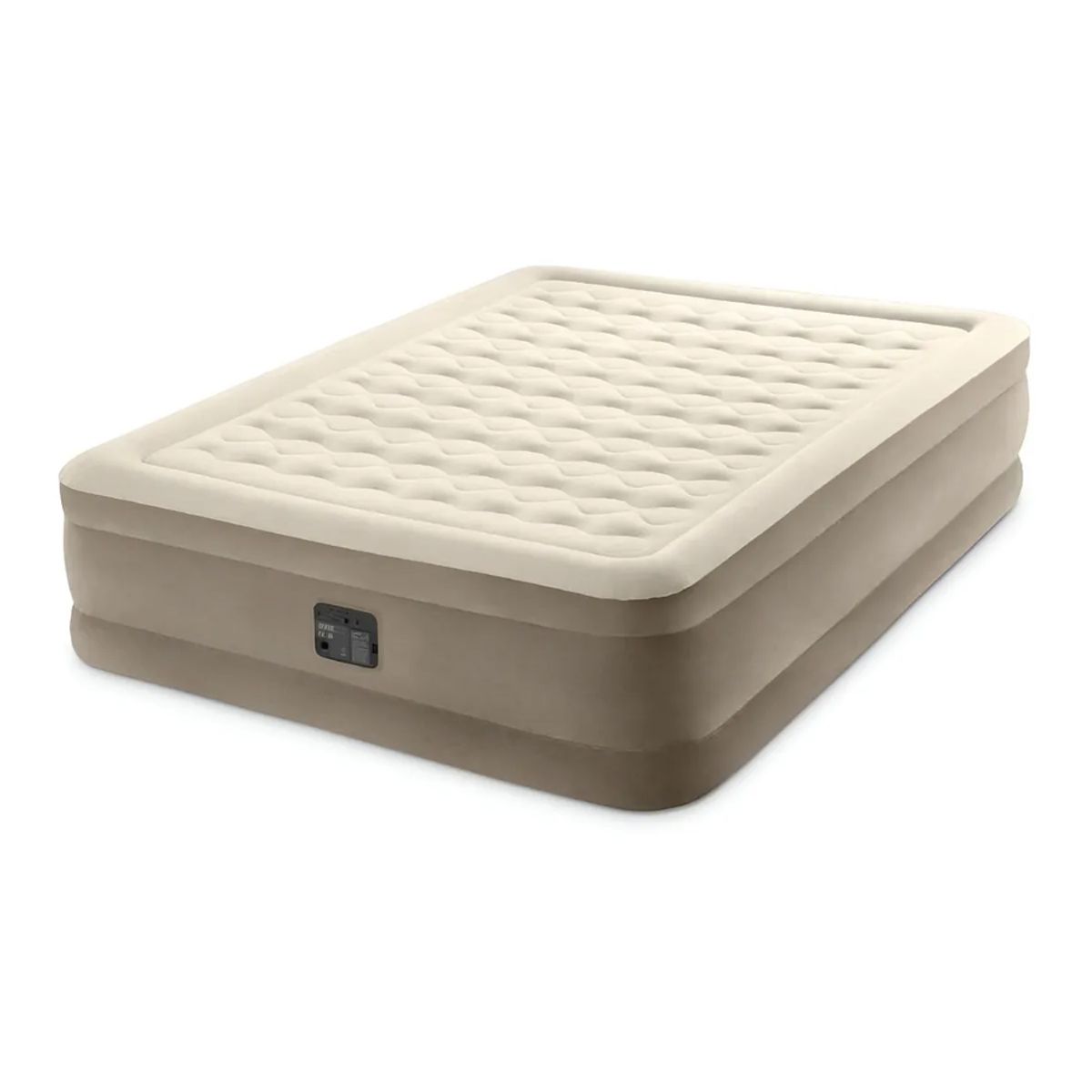 GENERICO - Colchón inflable Intex Ultra Plush 2 plazas color agua hasta 230kg de 152cm x 203cm x 46cm
