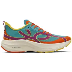 OLYMPIKUS - Zapatilla Running Hombre Corre 4 Celeste/Multi